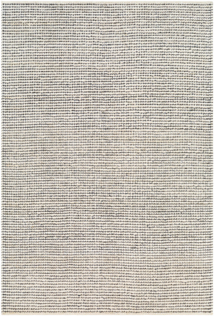Off-White Hand Woven 100% Recycled PET Yarn Modern Rectangle Handmade rug, Indoor use only, no fringe, non-washable. runner also available