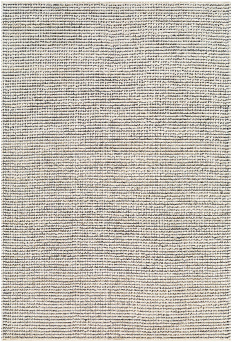 Off-White Hand Woven 100% Recycled PET Yarn Modern Rectangle Handmade rug, Indoor use only, no fringe, non-washable. runner also available