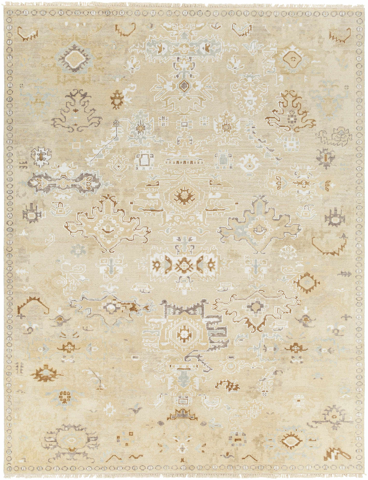 Dark Brown Hand Knotted 90% NZ Wool, 10% Viscose Traditional Rectangle Handmade rug, Indoor use only, no fringe, non-washable.