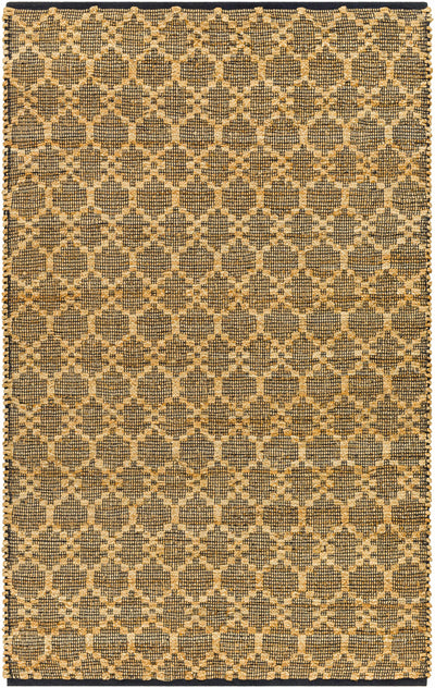 Beige Hand Woven 60% Cotton, 40% Jute Cottage Rectangle Handmade rug, Indoor use only, no fringe, non-washable. runner also available