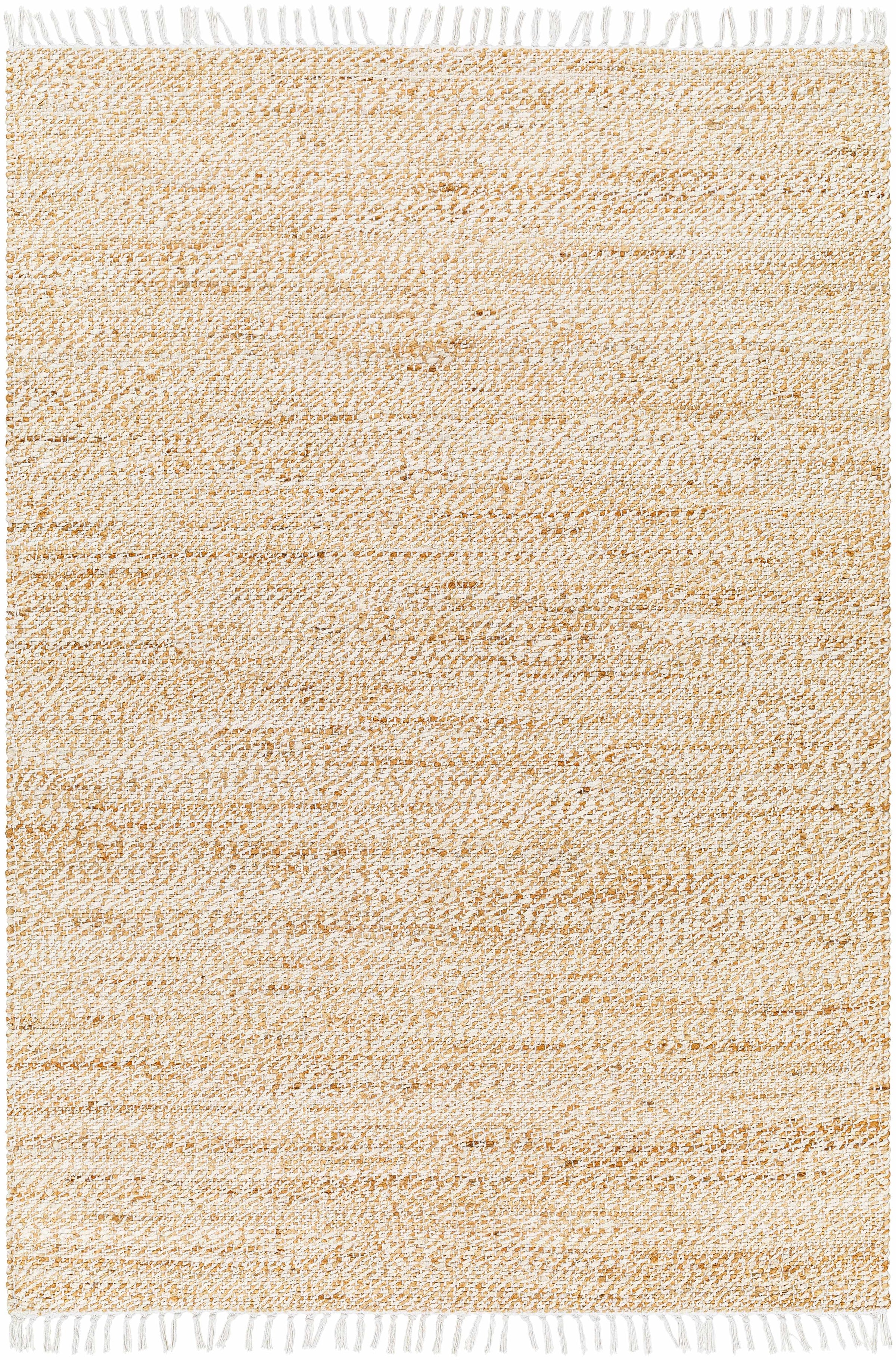 Camel Hand Woven 60% Cotton, 40% Jute Cottage Rectangle Handmade rug, Indoor use only, no fringe, non-washable. runner also available
