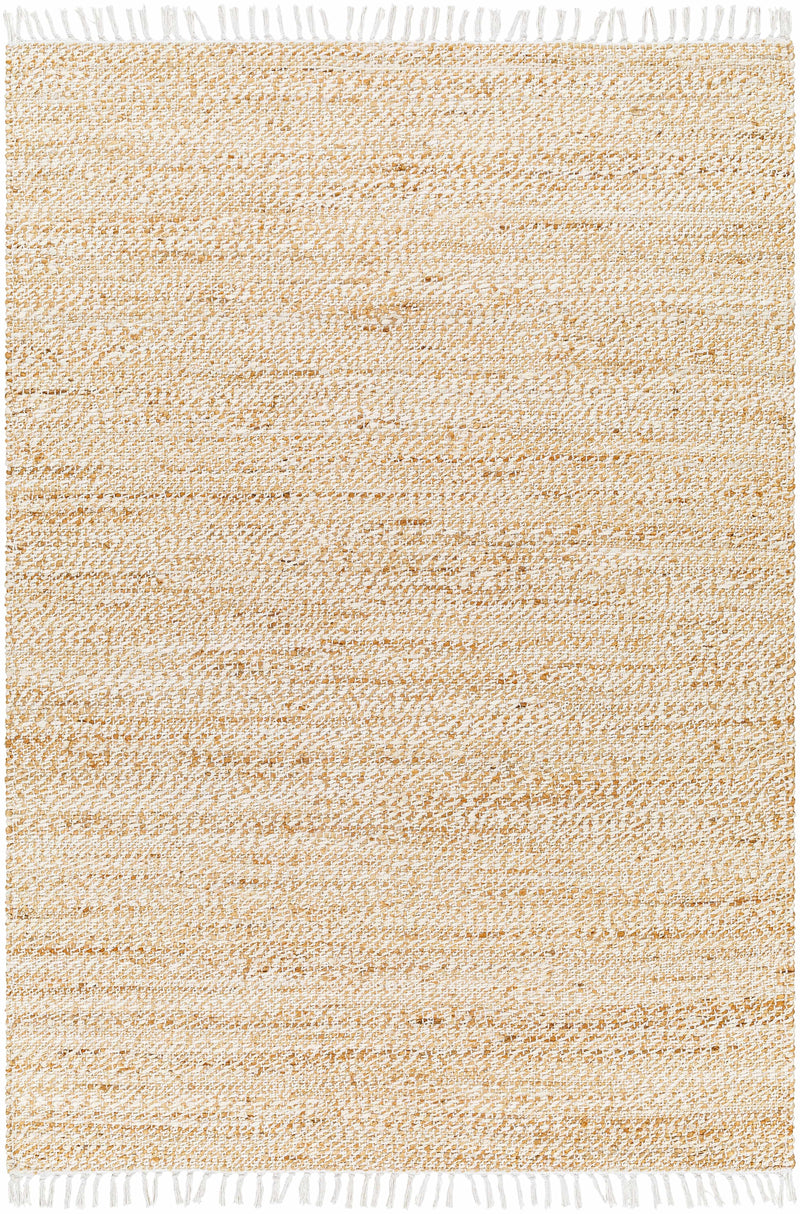 Camel Hand Woven 60% Cotton, 40% Jute Cottage Rectangle Handmade rug, Indoor use only, no fringe, non-washable. runner also available