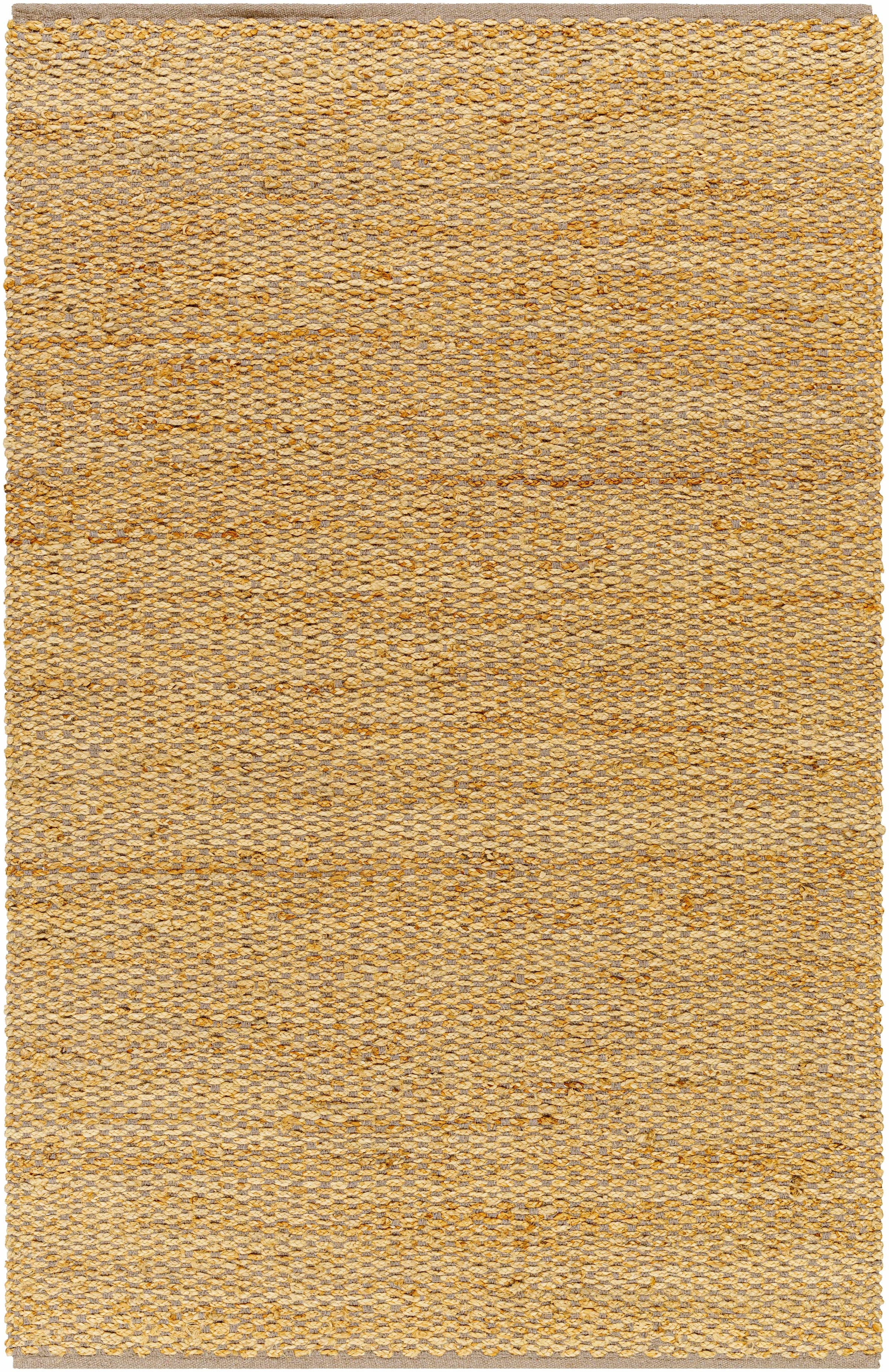 Beige Hand Woven 60% Cotton, 40% Jute Cottage Rectangle Handmade rug, Indoor use only, no fringe, non-washable. runner also available