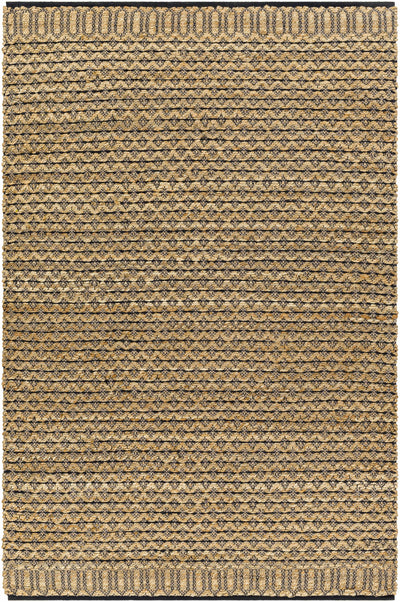 Beige Hand Woven 60% Cotton, 40% Jute Cottage Rectangle Handmade rug, Indoor use only, no fringe, non-washable. runner also available