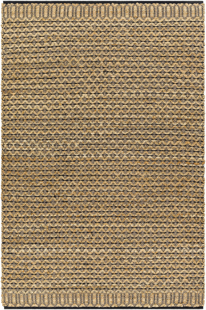 Beige Hand Woven 60% Cotton, 40% Jute Cottage Rectangle Handmade rug, Indoor use only, no fringe, non-washable. runner also available