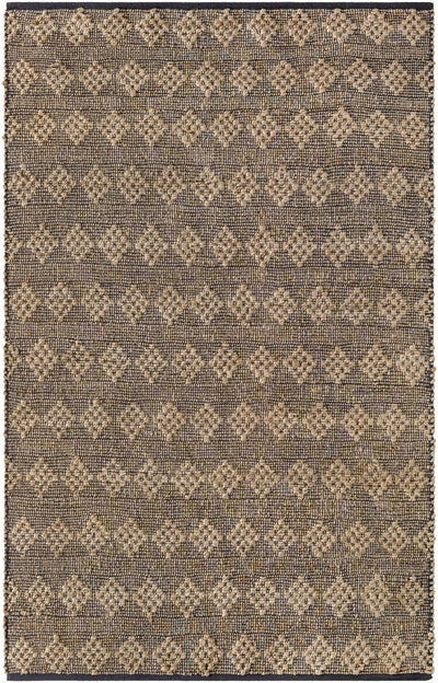 Beige Hand Woven 60% Cotton, 40% Jute Cottage Rectangle Handmade rug, Indoor use only, no fringe, non-washable. runner also available