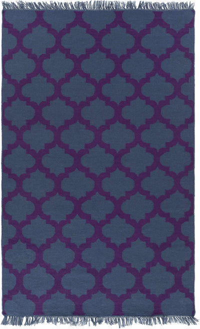 Navy Hand Woven 100% Recycled PET Yarn Cottage Rectangle Handmade rug, Indoor use only, no fringe, non-washable. runner also available