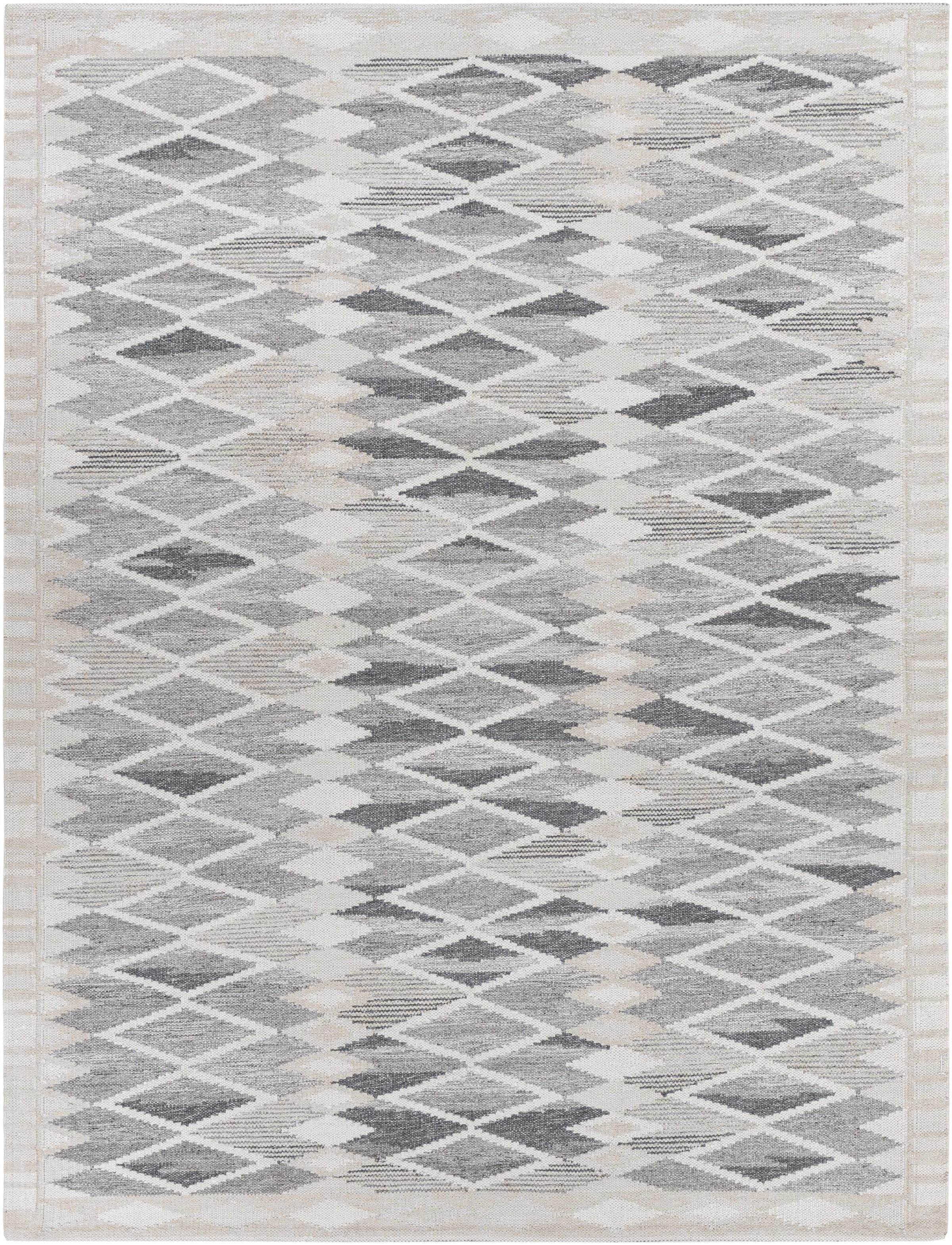 Black Hand Woven 60% Viscose, 20% Wool, 10% Cotton, 10% Linen Modern Rectangle Handmade rug, Indoor use only, no fringe, non-washable.