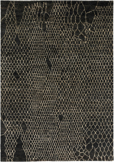 Gray Hand Knotted 100% Jute Modern Rectangle Handmade rug, Indoor use only, no fringe, non-washable.