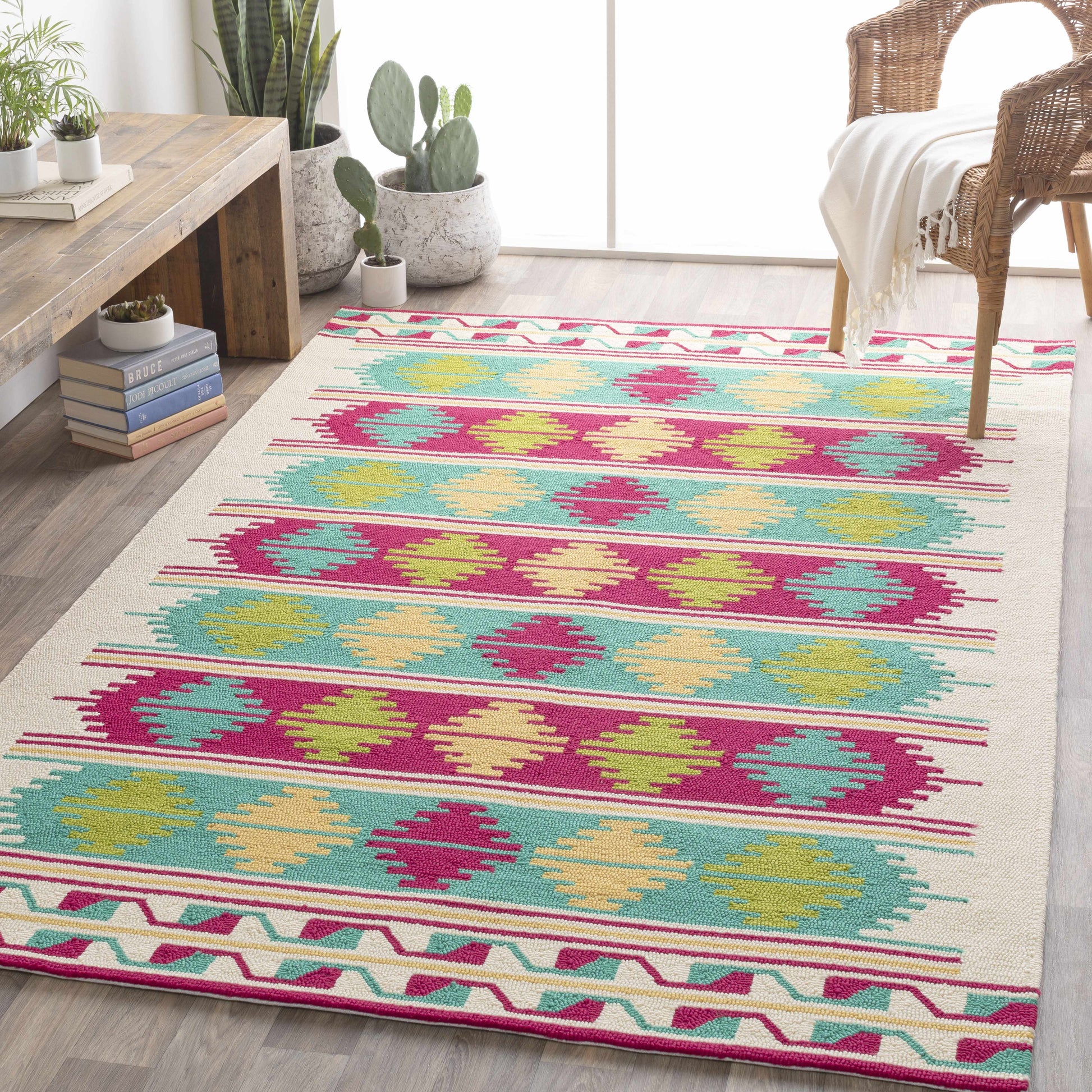 Rain RAI-1272 Hand Hooked Rug