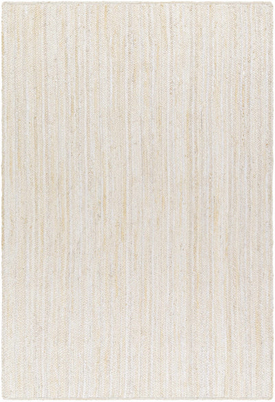 Beige Hand Loomed 100% Jute Modern Rectangle Handmade rug, Indoor use only, no fringe, non-washable. runner also available