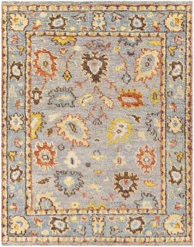 Dark Brown Hand Knotted 100% Wool Traditional Rectangle Handmade rug, Indoor use only, no fringe, non-washable. runner also available