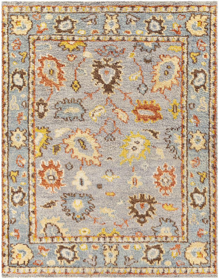 Dark Brown Hand Knotted 100% Wool Traditional Rectangle Handmade rug, Indoor use only, no fringe, non-washable. runner also available