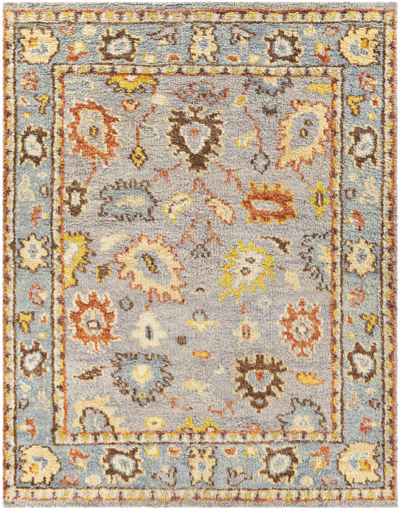 Dark Brown Hand Knotted 100% Wool Traditional Rectangle Handmade rug, Indoor use only, no fringe, non-washable. runner also available