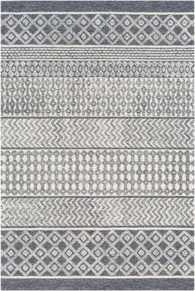 Light Beige Hand Tufted 100% Wool Global Rectangle Handmade rug, Indoor use only, no fringe, non-washable. round, runner also available
