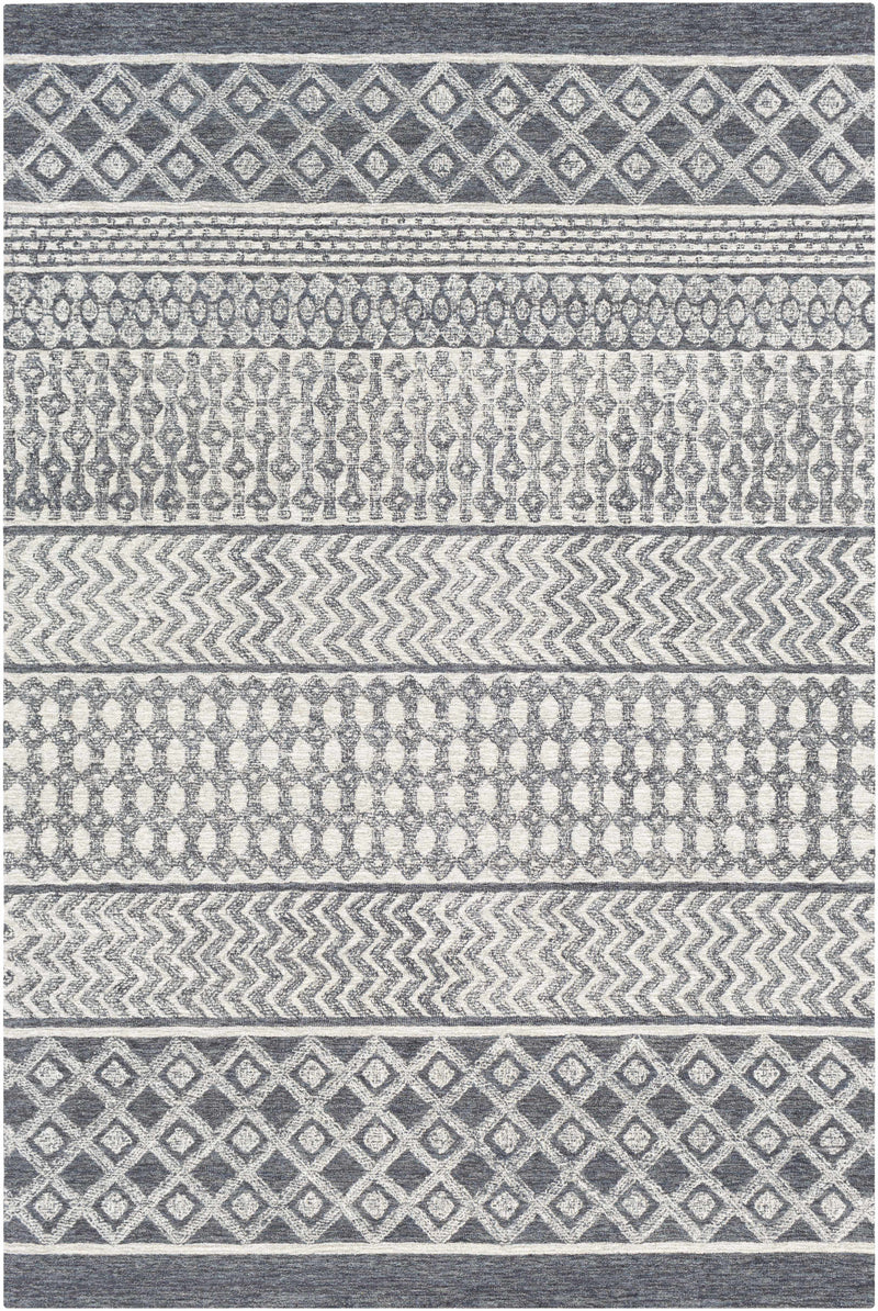 Light Beige Hand Tufted 100% Wool Global Rectangle Handmade rug, Indoor use only, no fringe, non-washable. round, runner also available