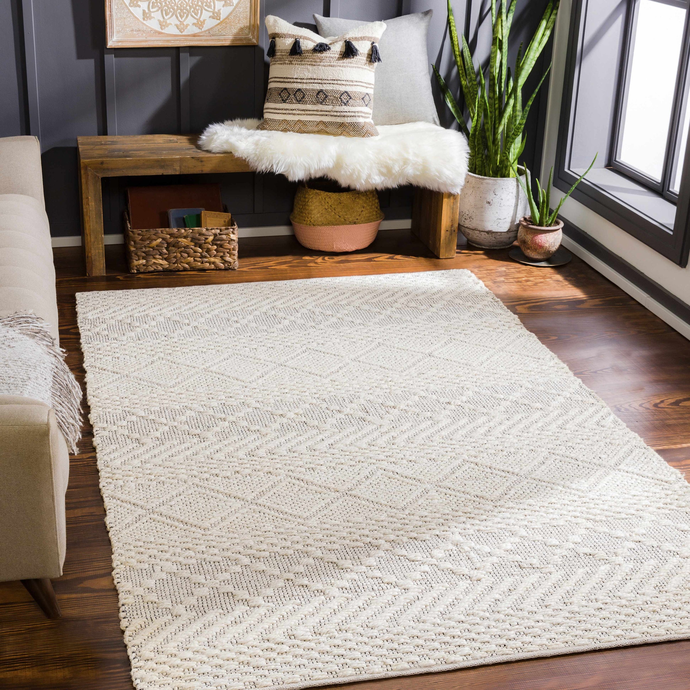 Santa Barbara SBB-2302 Hand Woven Rug