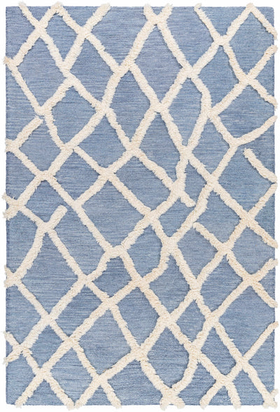 Butter Hand Tufted 100% Wool Global Rectangle Handmade rug, Indoor use only, no fringe, non-washable.