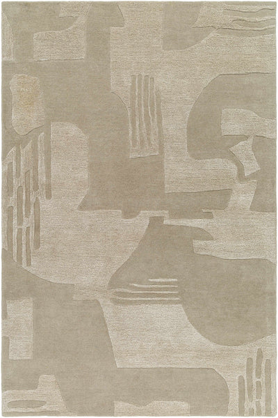 Sage Hand Tufted 70% Wool, 30% Viscose Modern Rectangle Handmade rug, Indoor use only, no fringe, non-washable.
