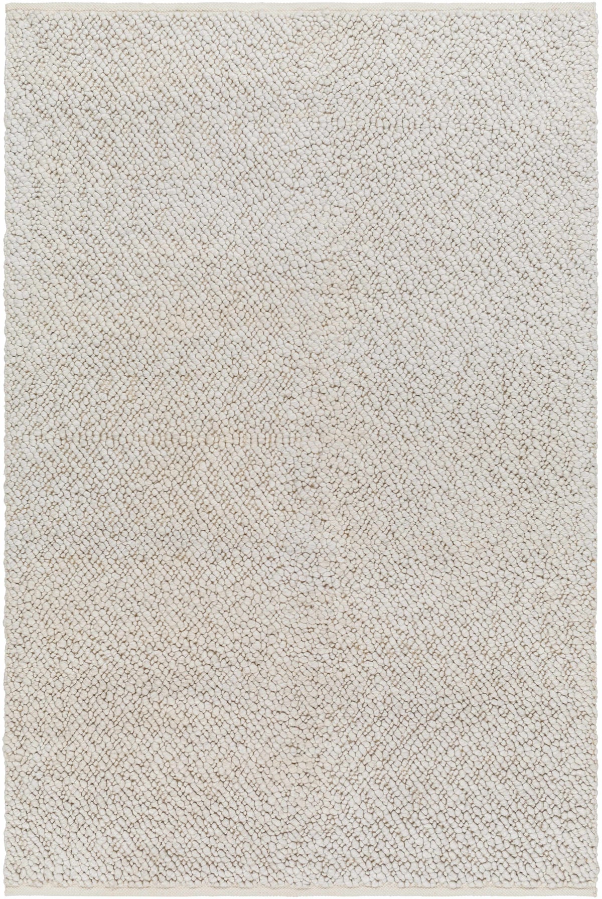 Light Gray Hand Woven 100% Recycled PET Yarn Modern Rectangle Handmade rug, Indoor use only, no fringe, non-washable. runner also available