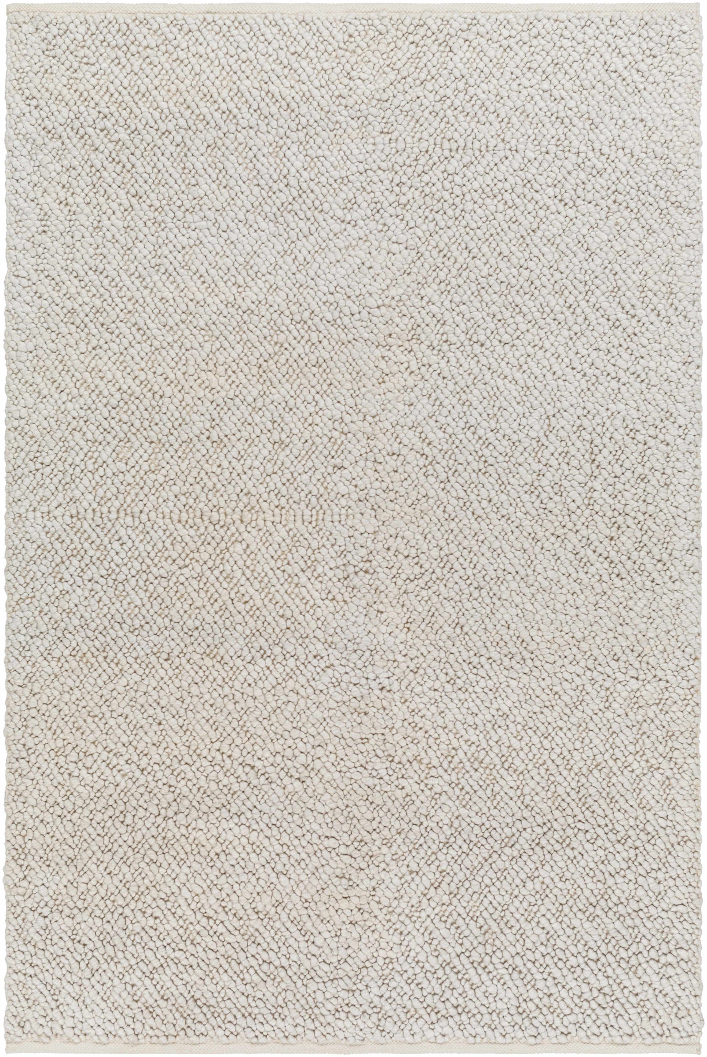 Light Gray Hand Woven 100% Recycled PET Yarn Modern Rectangle Handmade rug, Indoor use only, no fringe, non-washable. runner also available