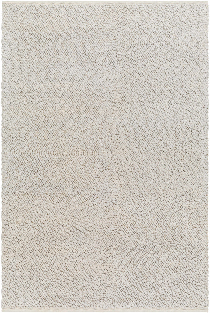 Light Gray Hand Woven 100% Recycled PET Yarn Modern Rectangle Handmade rug, Indoor use only, no fringe, non-washable. runner also available