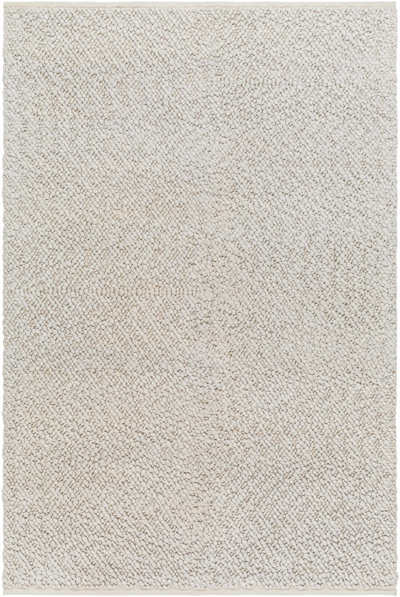 Light Gray Hand Woven 100% Recycled PET Yarn Modern Rectangle Handmade rug, Indoor use only, no fringe, non-washable. runner also available