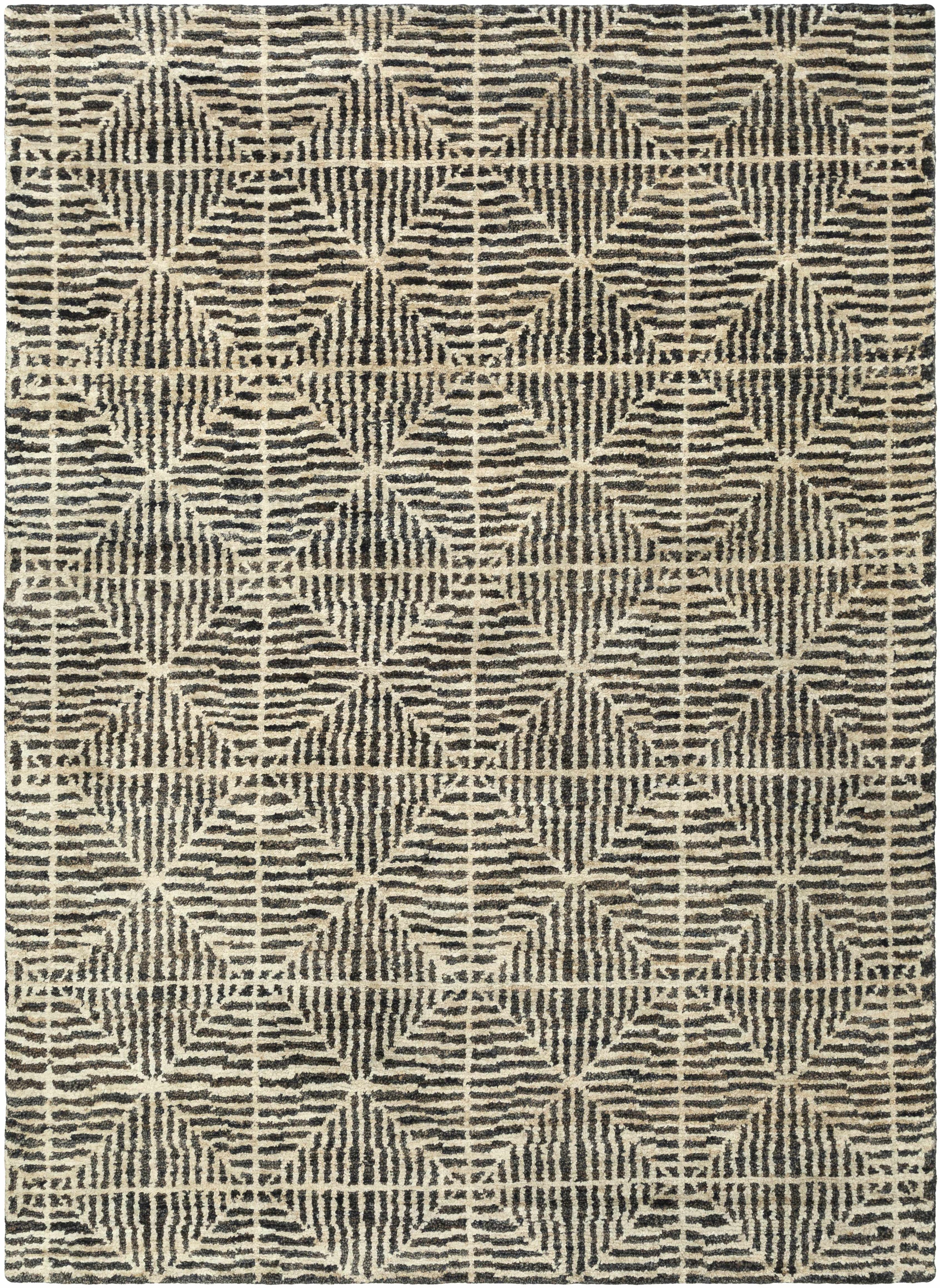 Beige Hand Knotted 100% Jute Modern Rectangle Handmade rug, Indoor use only, no fringe, non-washable. runner also available