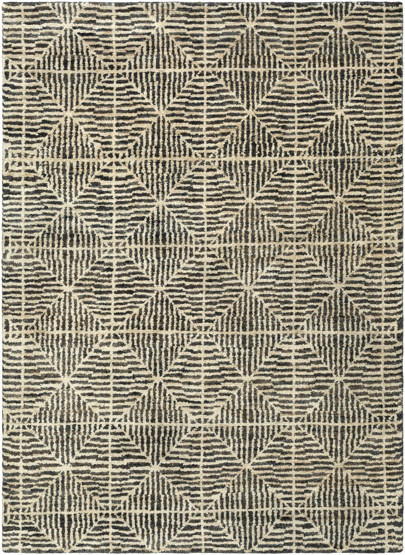 Beige Hand Knotted 100% Jute Modern Rectangle Handmade rug, Indoor use only, no fringe, non-washable. runner also available