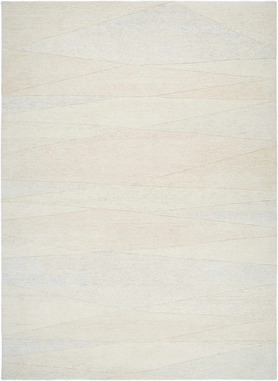 Ivory Hand Tufted 100% Wool Modern Rectangle Handmade rug, Indoor use only, no fringe, non-washable. runner also available