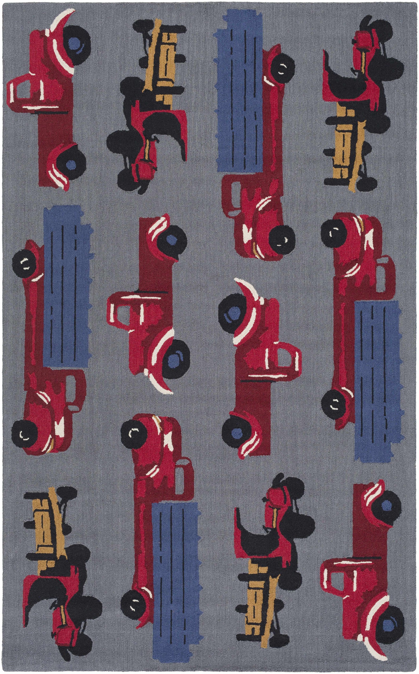 Tic Tac Toe TCT-6004 Hand Hooked Rug