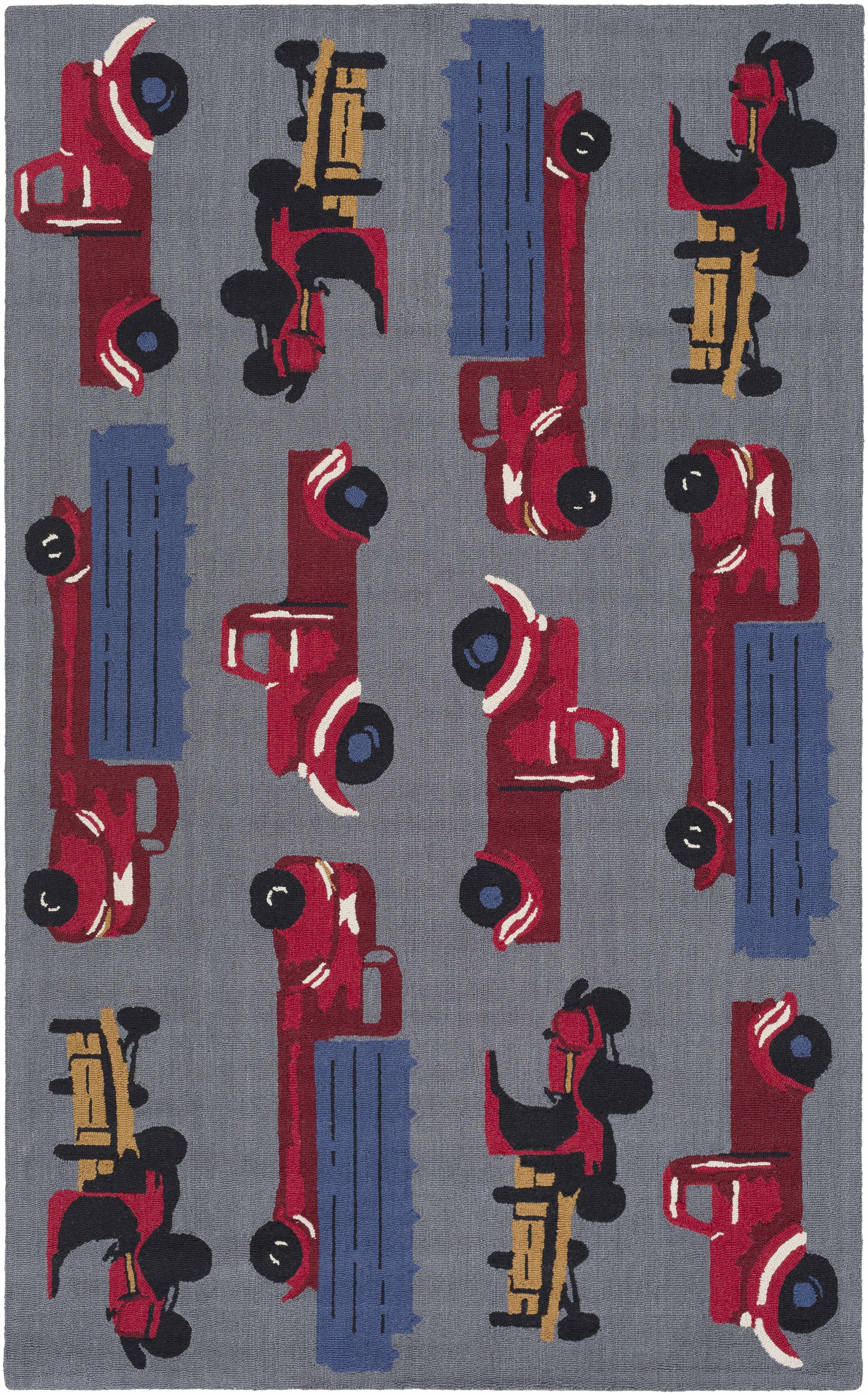 Tic Tac Toe TCT-6004 Hand Hooked Rug