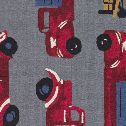 Tic Tac Toe TCT-6004 Hand Hooked Rug