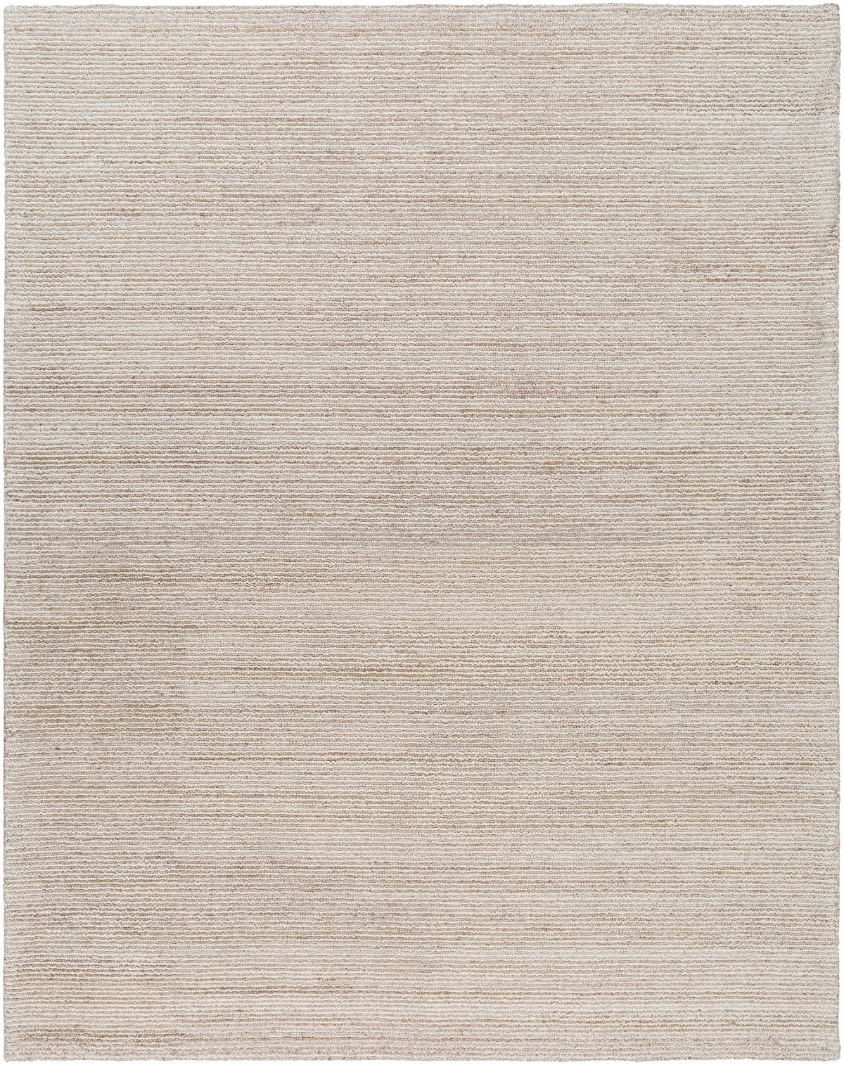 Mauve Hand Tufted 60% Wool, 40% Recycled PET Yarn Cottage Rectangle Handmade rug, Indoor use only, no fringe, non-washable.