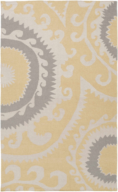 Mustard Hand Woven 100% Wool Modern Rectangle Handmade rug, Indoor use only, no fringe, non-washable. runner also available