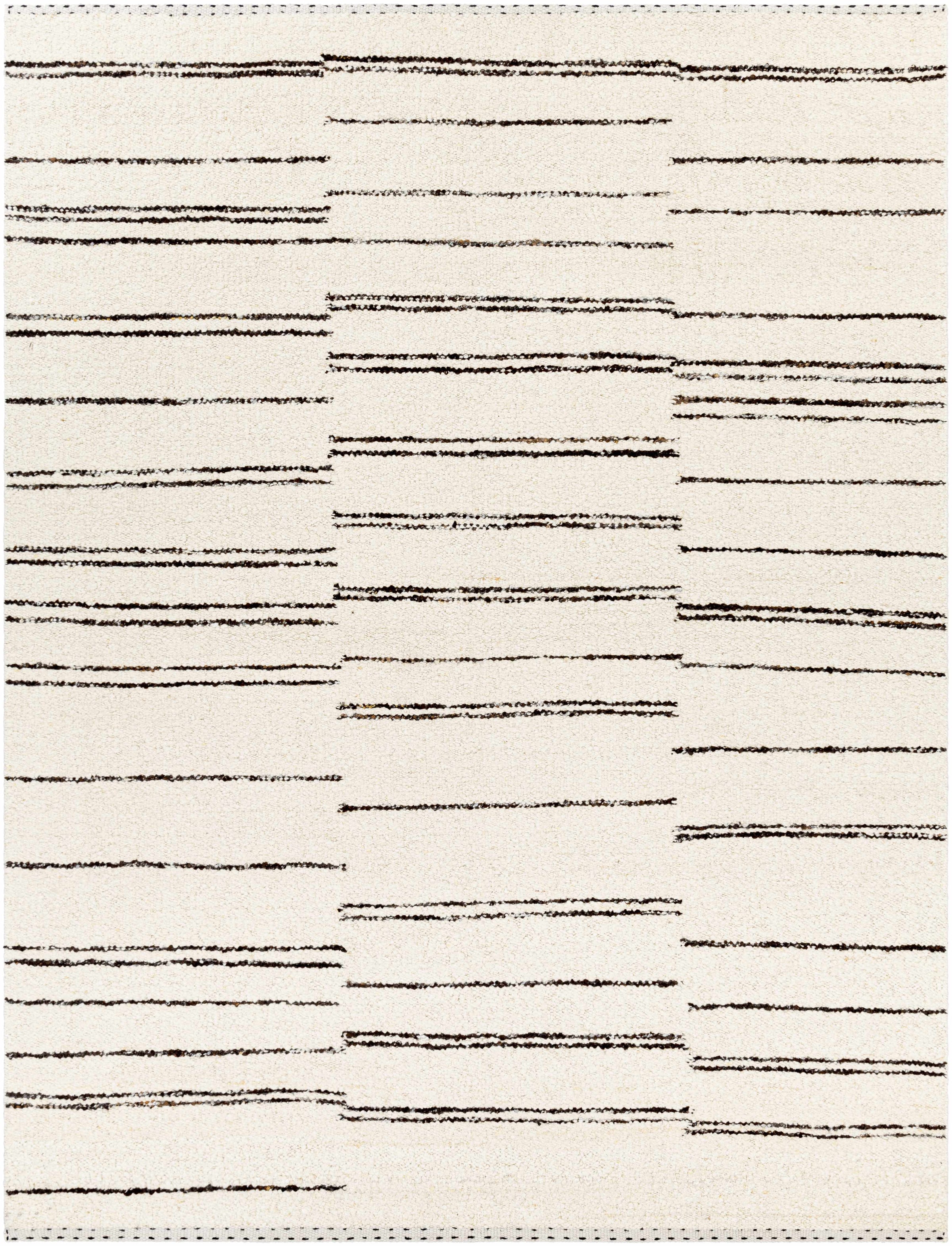 Cream Hand Woven 90% Wool, 10% Polyester Global Rectangle Handmade rug, Indoor use only, no fringe, non-washable. runner also available