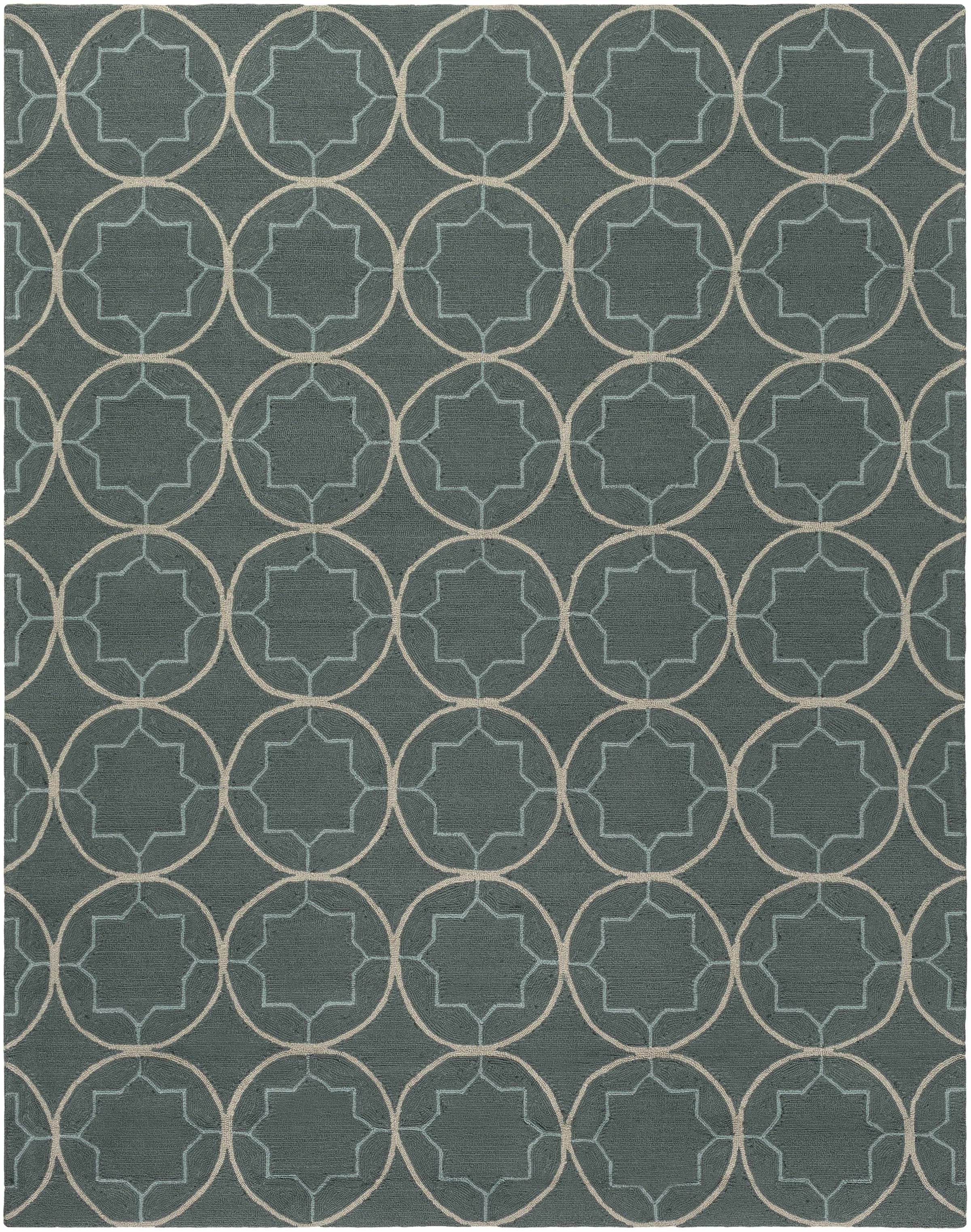 Dusty Sage Hand Hooked 100% Polypropylene Modern Rectangle Handmade rug, outdoor-safe, no fringe, non-washable. round also available