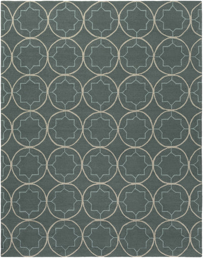 Dusty Sage Hand Hooked 100% Polypropylene Modern Rectangle Handmade rug, outdoor-safe, no fringe, non-washable. round also available