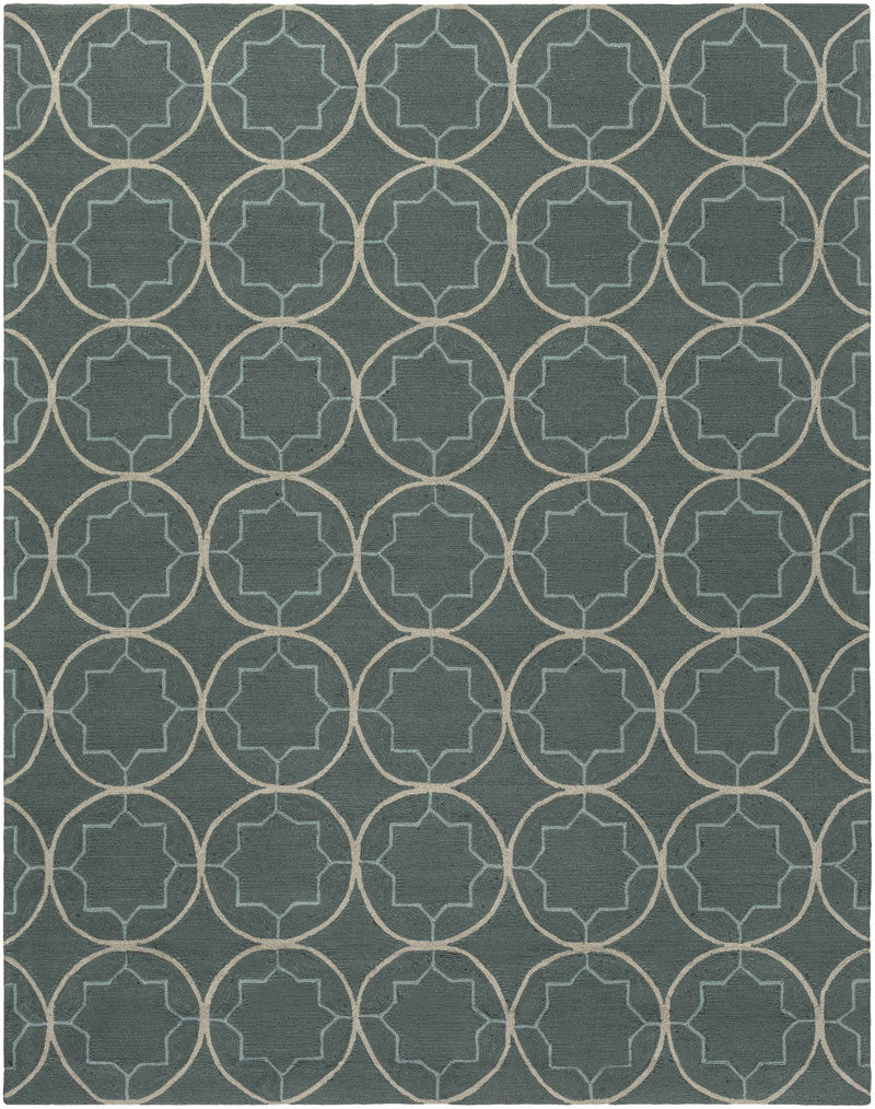 Dusty Sage Hand Hooked 100% Polypropylene Modern Rectangle Handmade rug, outdoor-safe, no fringe, non-washable. round also available