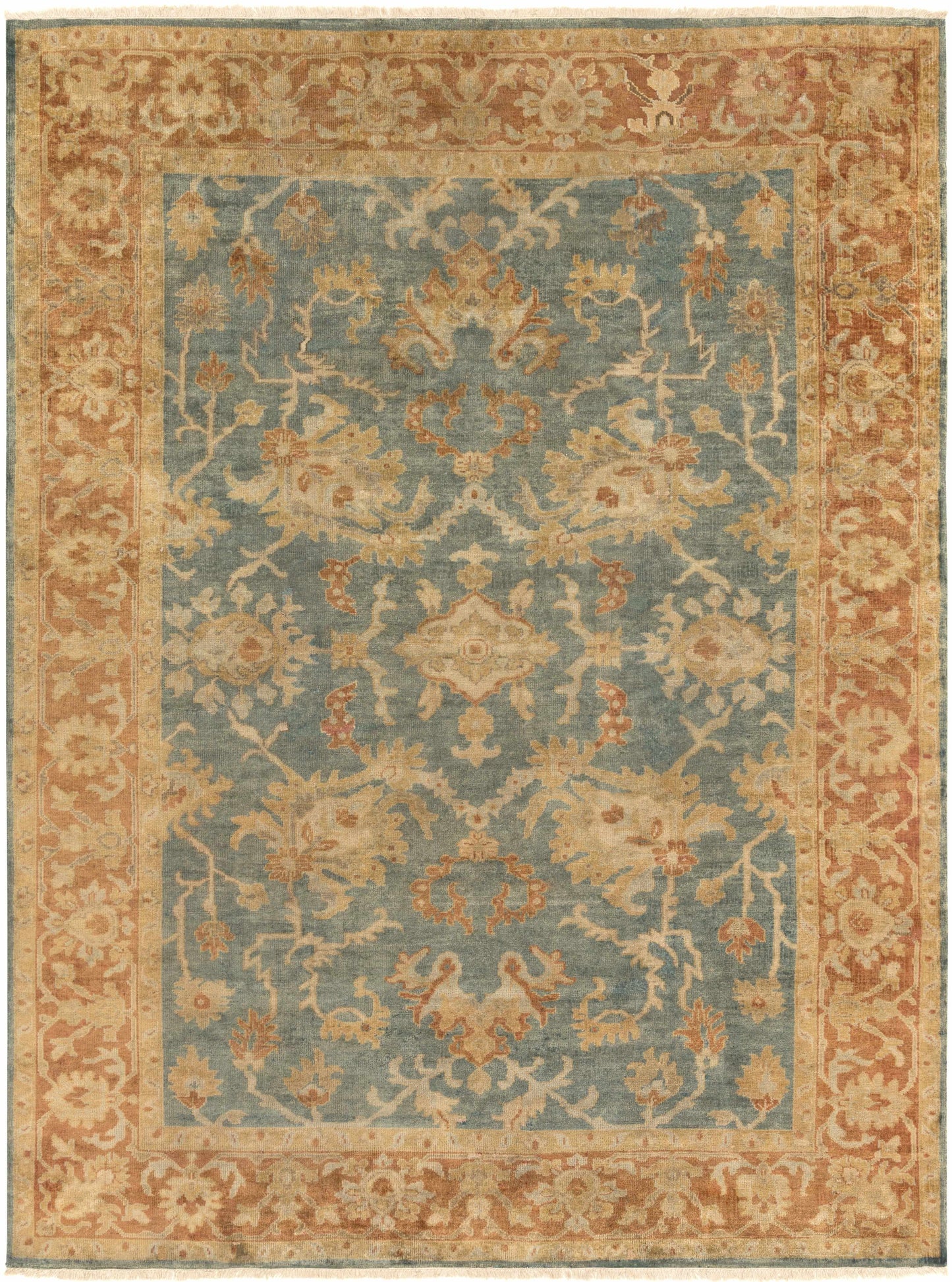 Hillcrest HIL-9026 Hand Knotted Rug