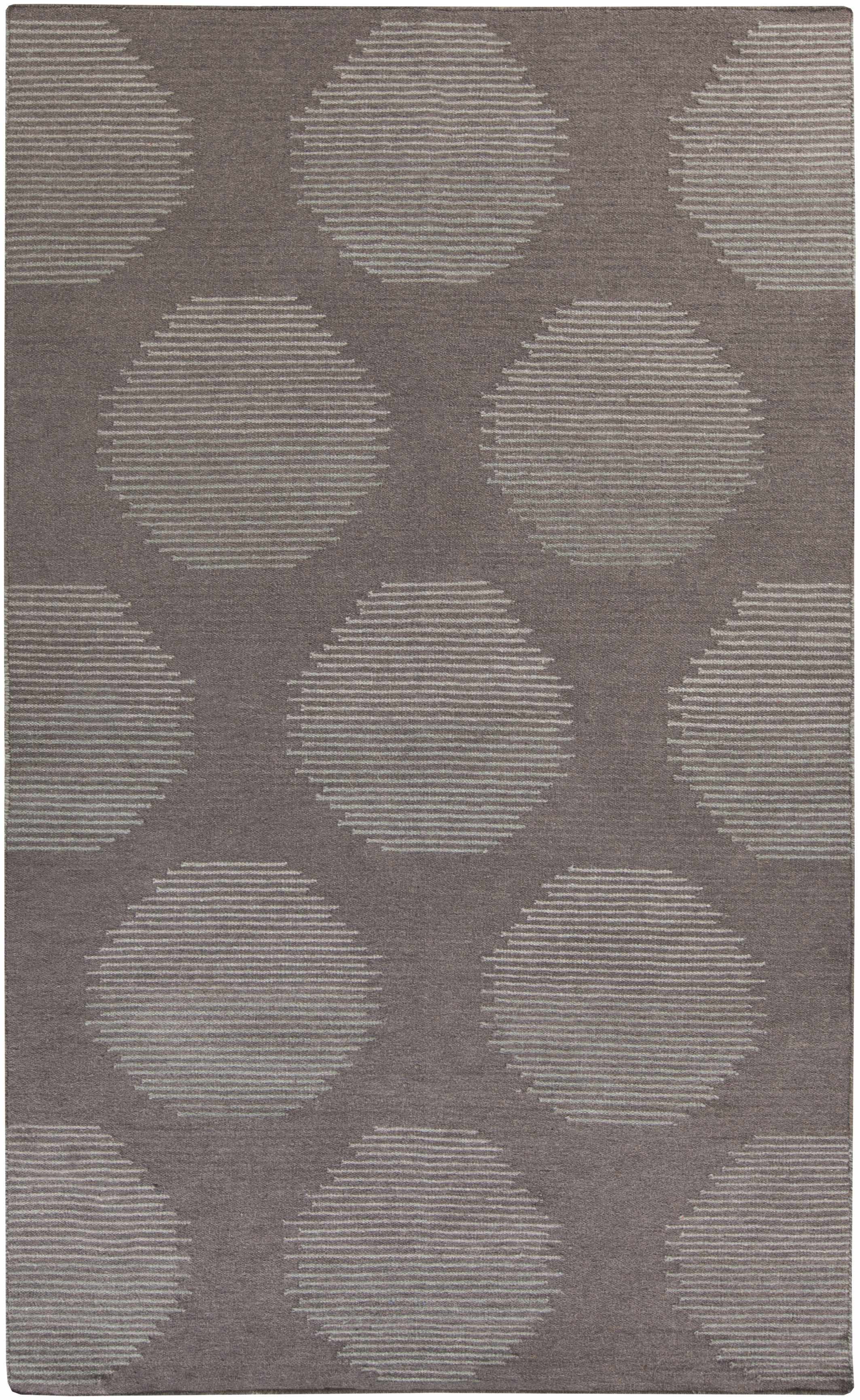 Charcoal Hand Woven 100% Wool Modern Rectangle Handmade rug, Indoor use only, no fringe, non-washable. runner also available