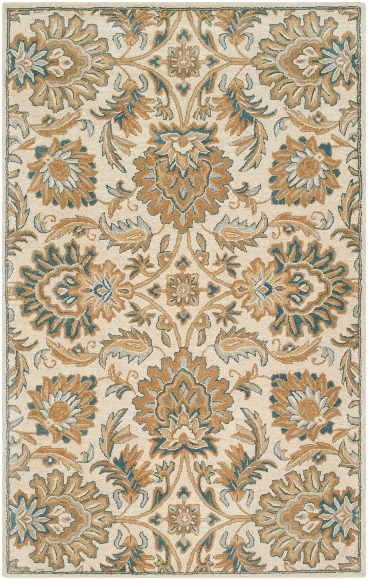 Medium Gray Hand Tufted 100% Wool Traditional Rectangle Handmade rug, Indoor use only, no fringe, non-washable. runner also available