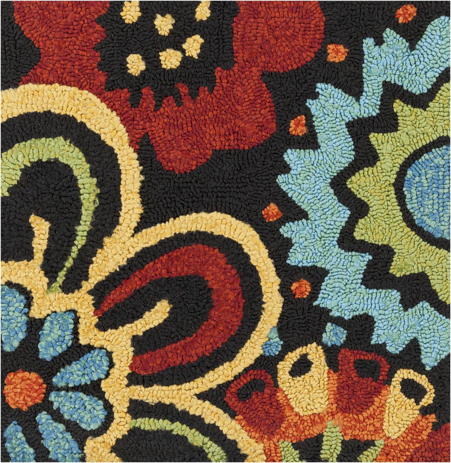 Storm SOM-7707 Hand Hooked Rug