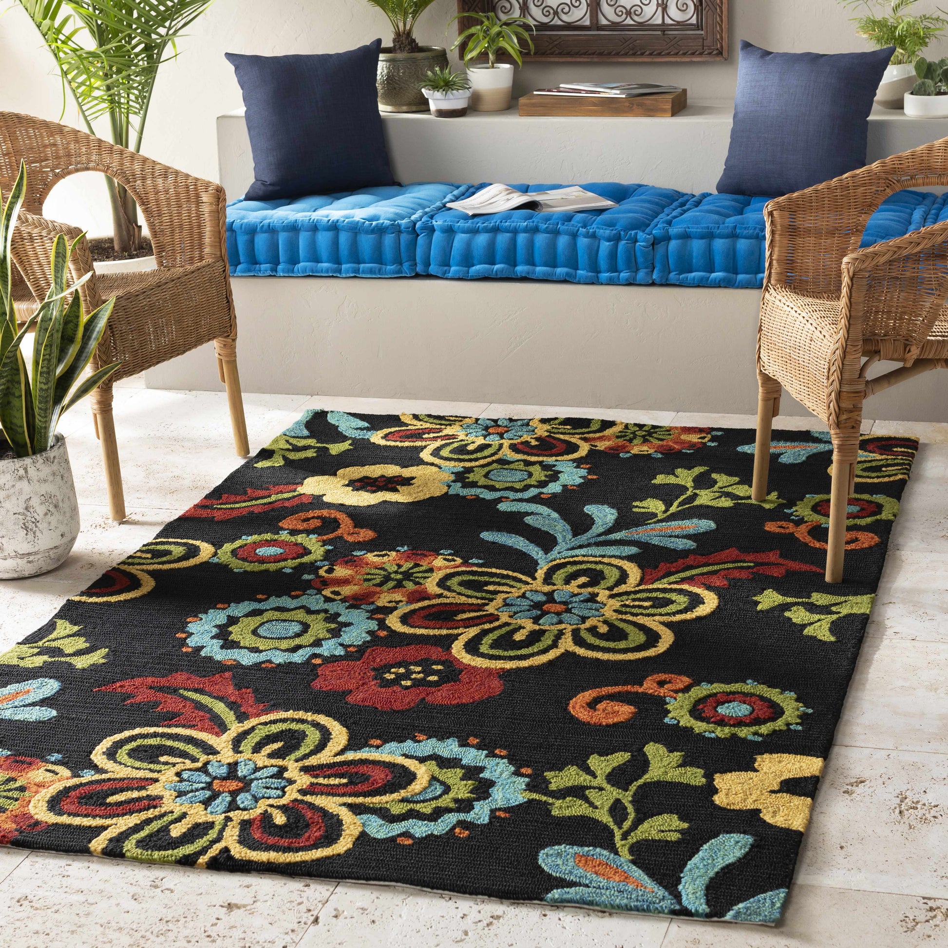 Storm SOM-7707 Hand Hooked Rug