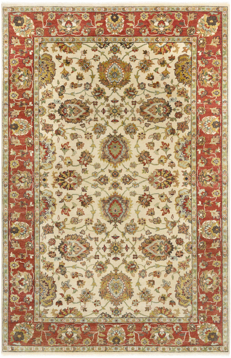 Light Olive Hand Knotted 100% NZ Wool Traditional Rectangle Handmade rug, Indoor use only, has fringe, non-washable.