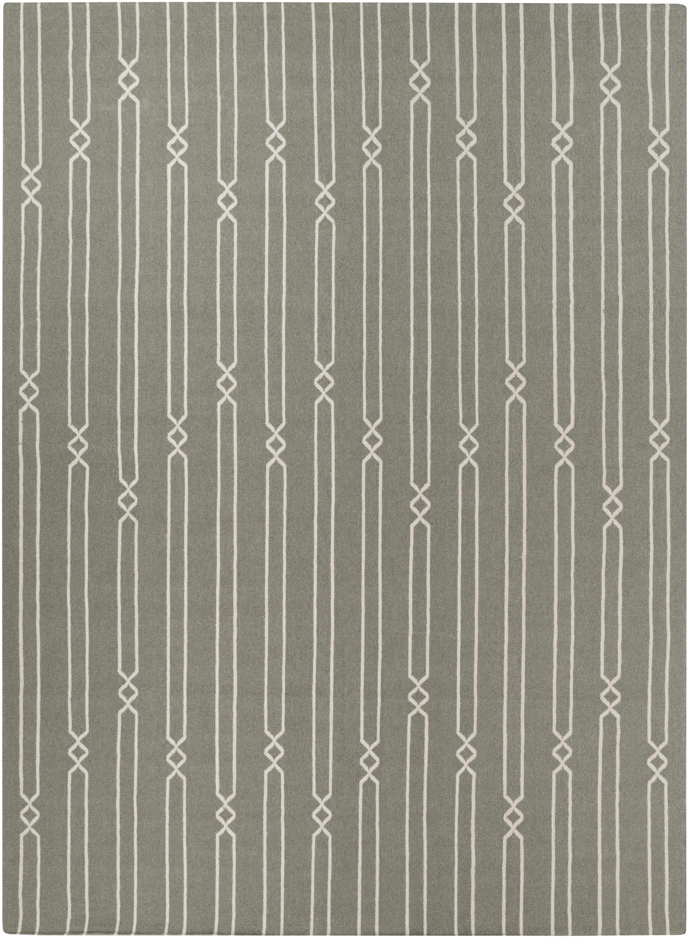Beige Hand Woven 100% Wool Cottage Rectangle Handmade rug, Indoor use only, no fringe, non-washable.