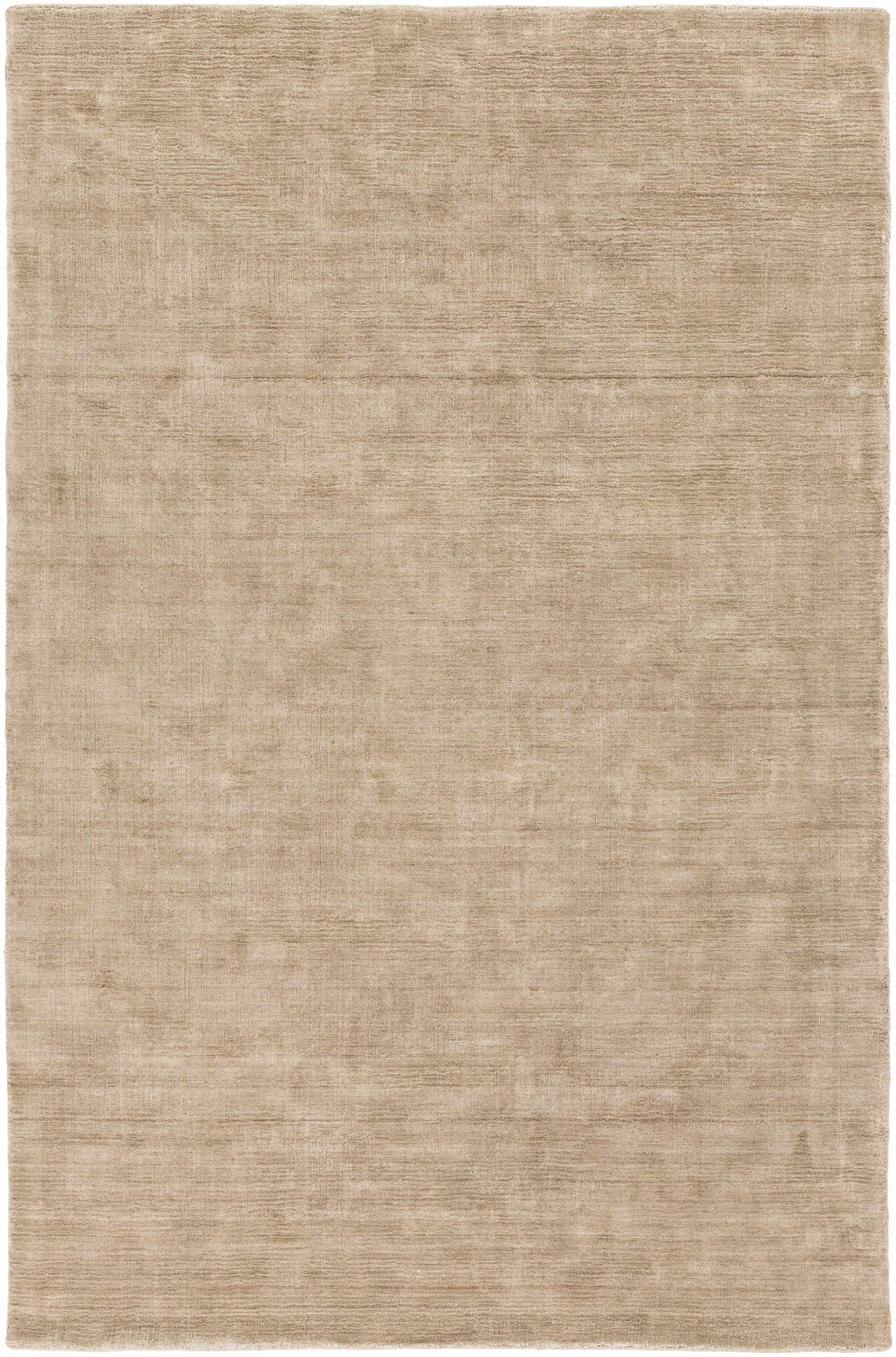 Brown Hand Loomed 50% Linen, 50% Viscose Cottage Rectangle Handmade rug, Indoor use only, no fringe, non-washable. runner also available