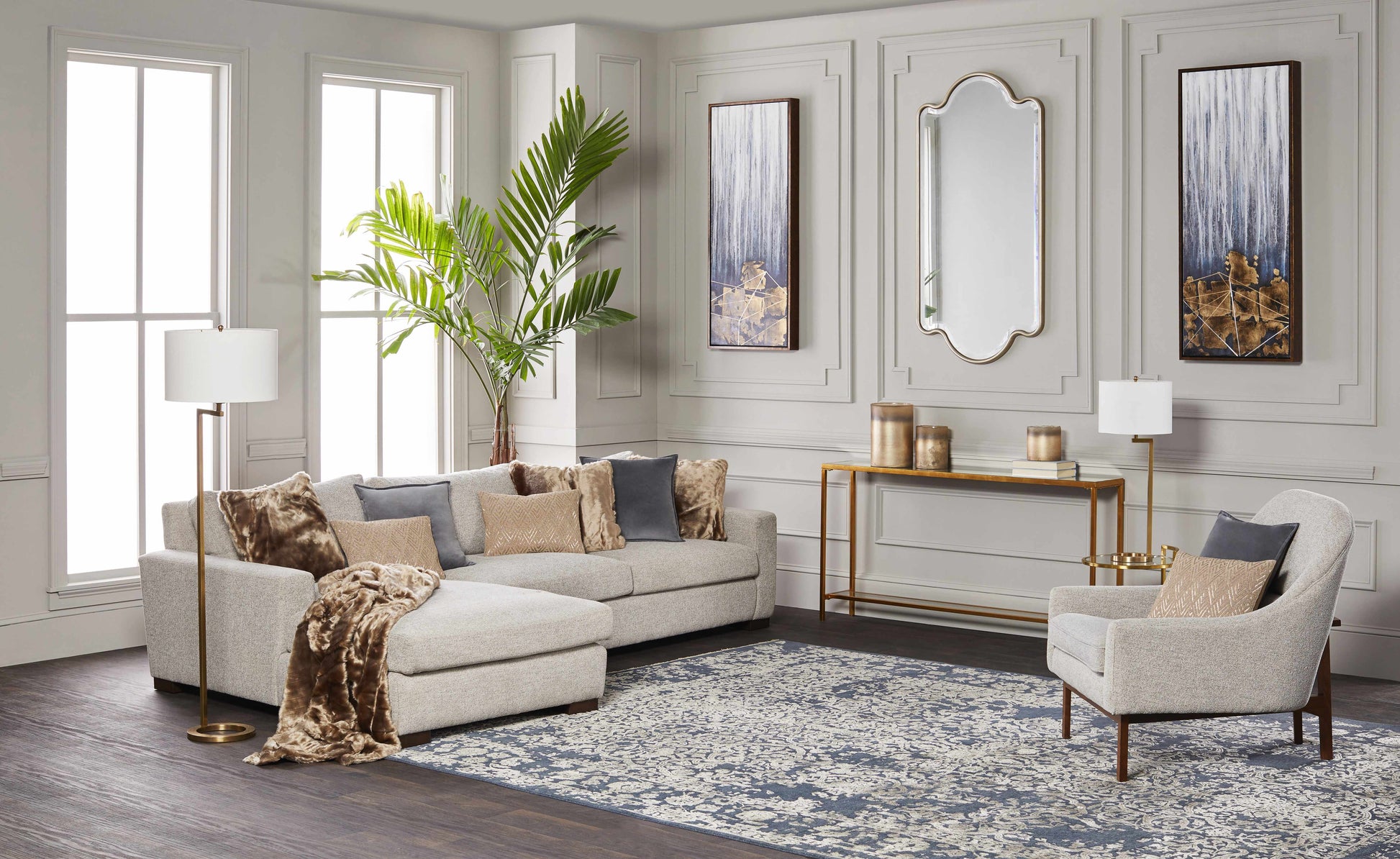 Desiree DSR-1001 Hand Knotted Rug