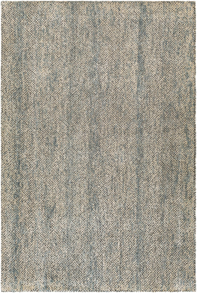 Charcoal Hand Loomed 60% Viscose, 40% Wool Modern Rectangle Handmade rug, Indoor use only, no fringe, non-washable.