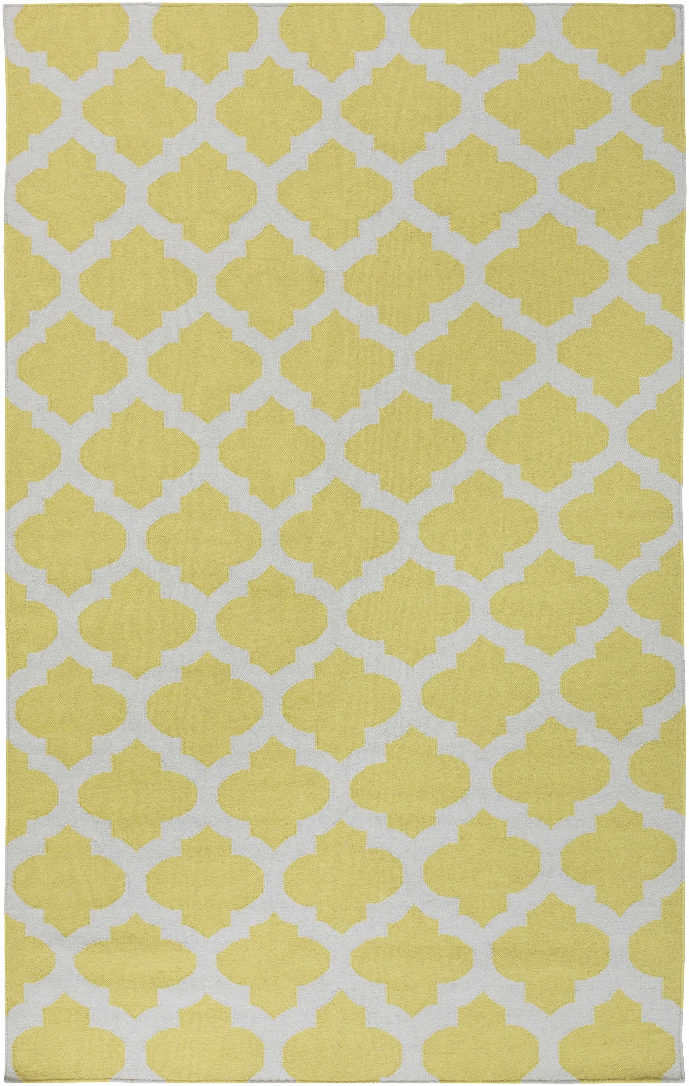 Light Olive Hand Woven 100% Wool Modern Rectangle Handmade rug, Indoor use only, no fringe, non-washable.